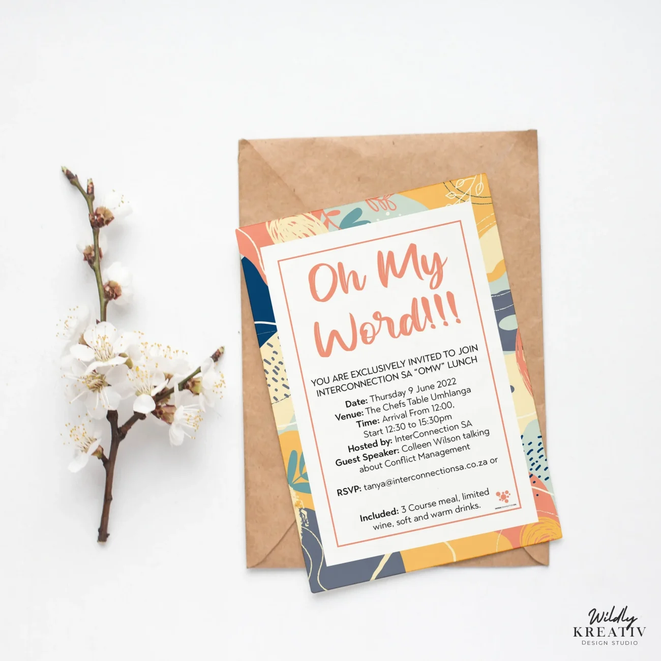 Wildly Kreativ Invite Design 8